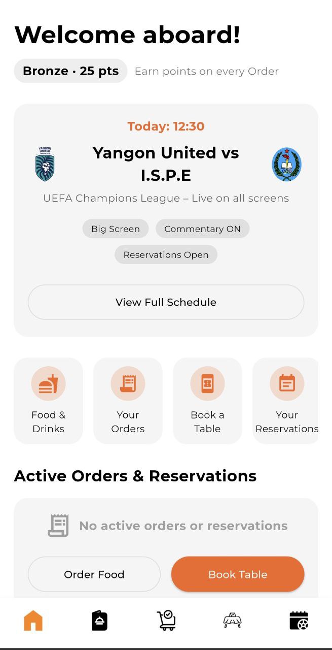 Luckia App Menu